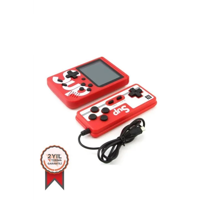 BUĞZ Çift kollu mini atari oyun konsolu kırmızı renk bluetooth özelliği yok - Elektronik