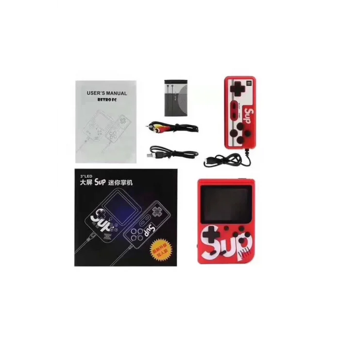 BUĞZ Çift kollu mini atari oyun konsolu kırmızı renk bluetooth özelliği yok - Elektronik