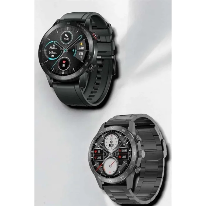  Çift Kordonlu Yüksek Çözünürlüklü Akıllı Saat Uyku İzleyici & Spor Modları