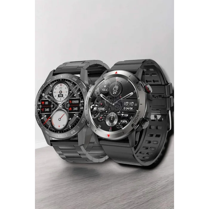  Çift Kordonlu Yüksek Çözünürlüklü Akıllı Saat Uyku İzleyici & Spor Modları