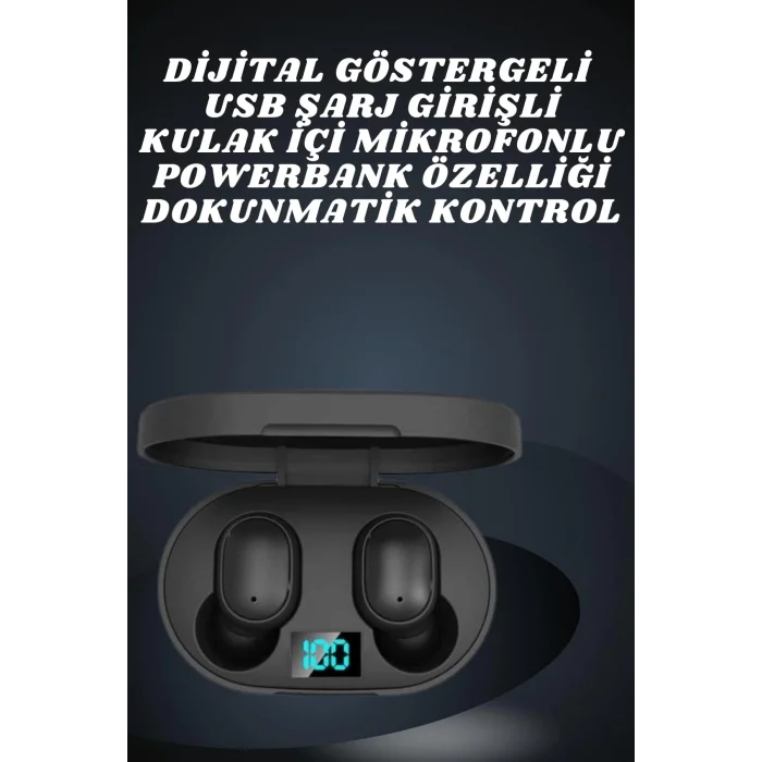  Çift Kulaklık Kampanyası Dokunmatik Kontrol Kulak İçi Yüksek Ses Kaliteli Mikrofonlu