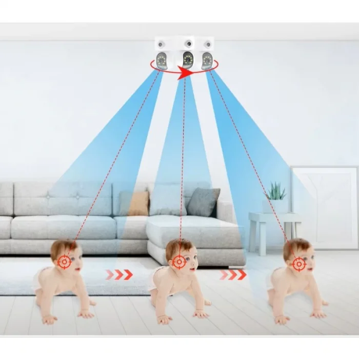 BUĞZ Çift Lensli İç Mekan Wi-Fi Kamera