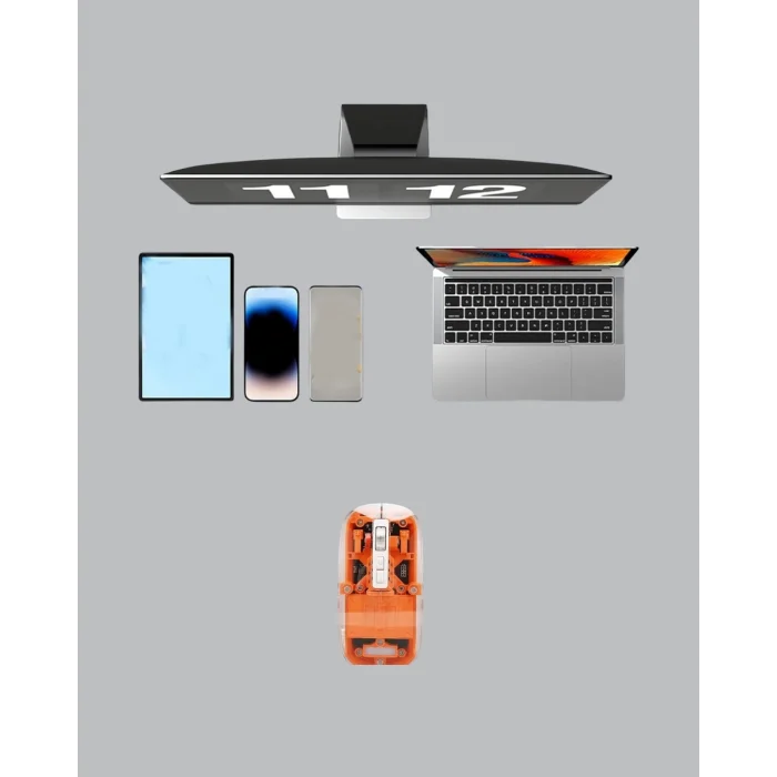  Çift Modlu Fare – USB Alıcılı ve Bluetooth Bağlantılı