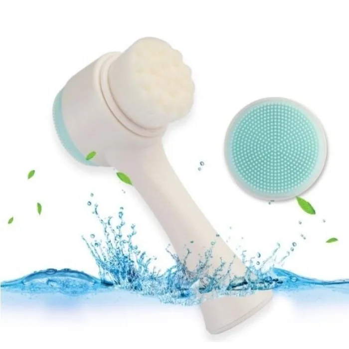 BUĞZ Çift Taraflı 3D Yumuşak Yüz Bakım Fırçası