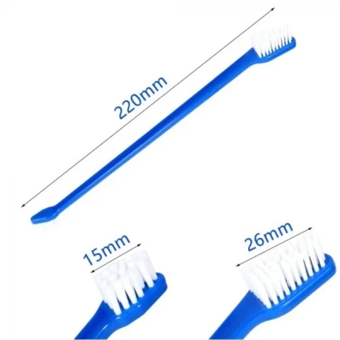  ÇIFT TARAFLI HAYVAN DIŞ FİRÇASI 4 LÜ SET