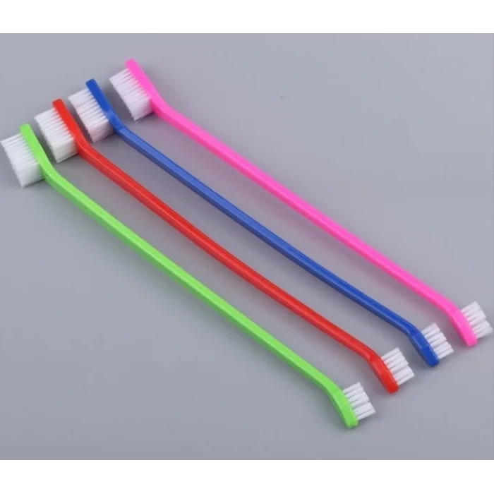 BUĞZ ÇIFT TARAFLI HAYVAN DIŞ FİRÇASI 4 LÜ SET