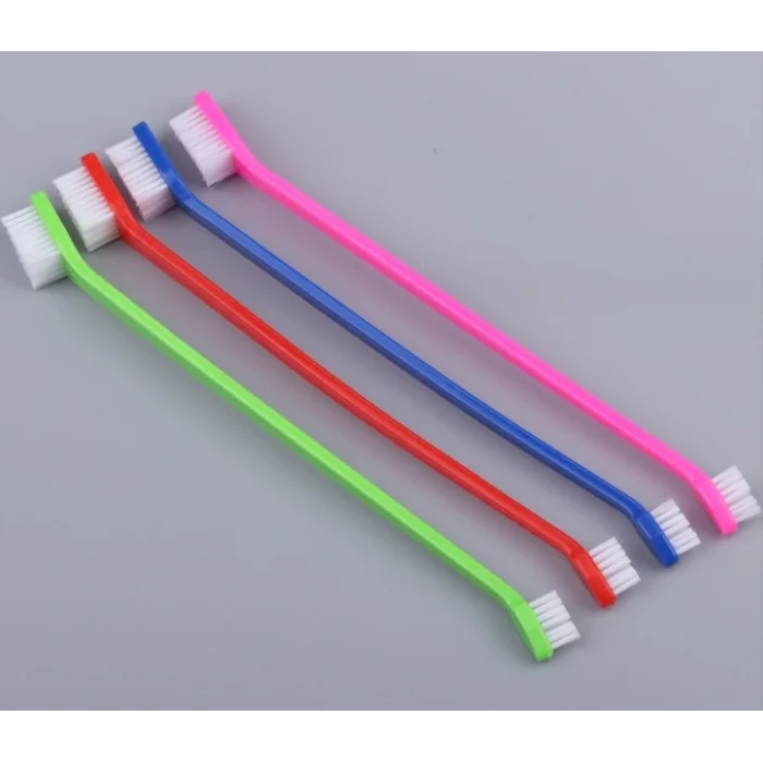 BUĞZ ÇIFT TARAFLI HAYVAN DIŞ FİRÇASI 4 LÜ SET