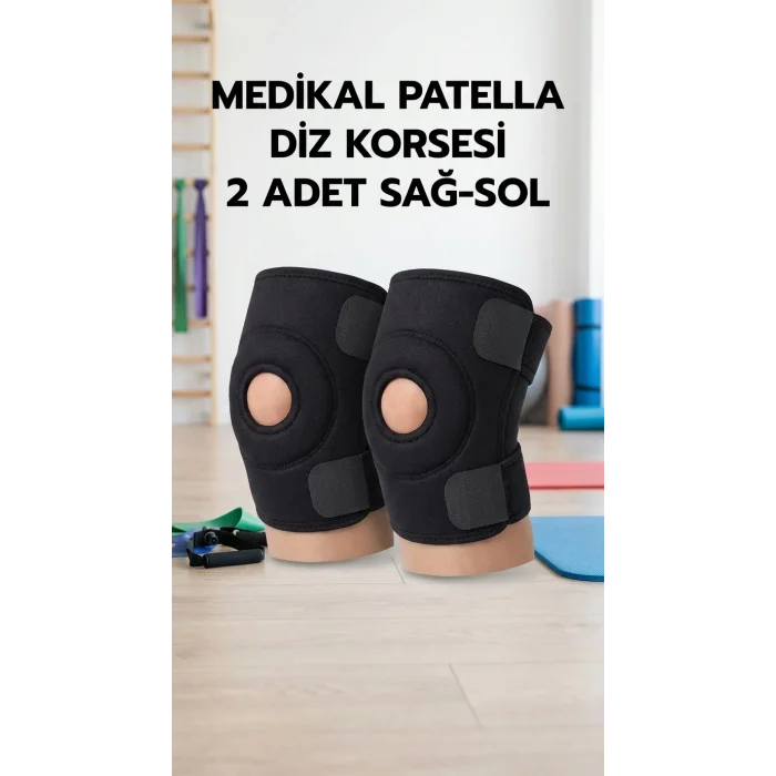 BUĞZ Çift Taraflı Patella Destekli Menisküs Ağrısı İçin Spor Dizlik