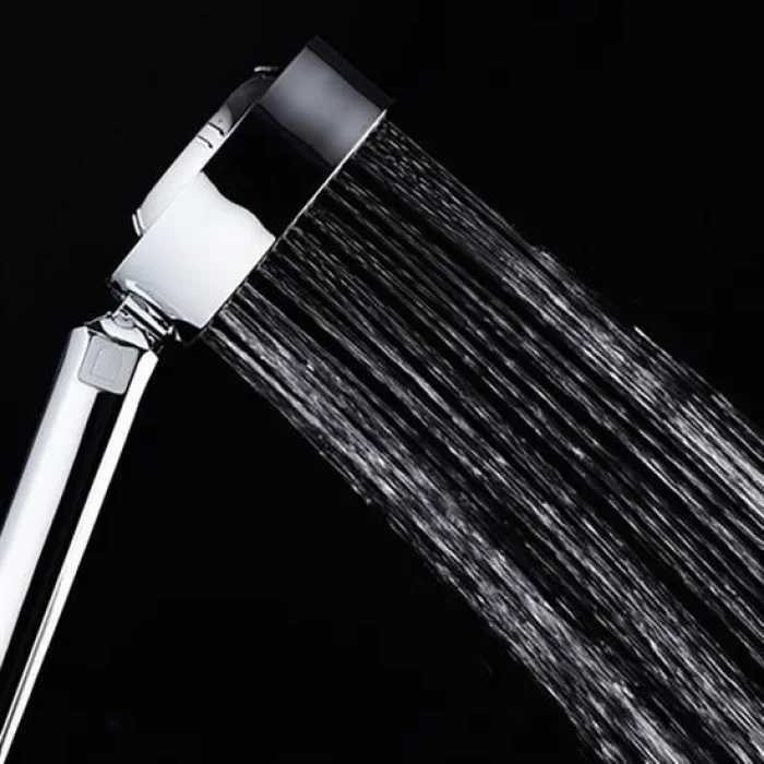 BUĞZ Çift Taraflı Yüksek Basınç Su Akıtan Şampuan Hazneli Duş Başlığı