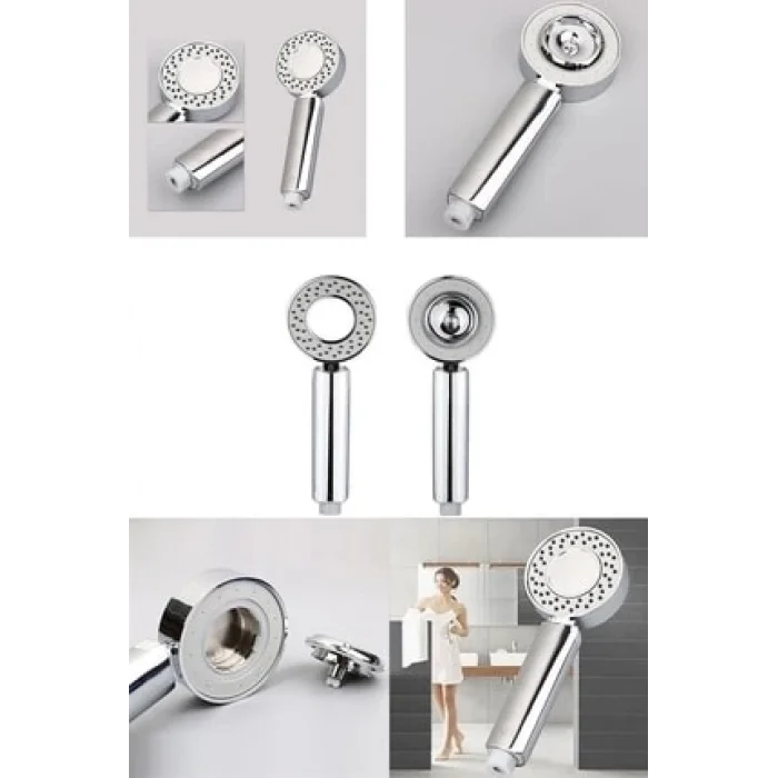  Çift Taraflı Yüksek Basınçlı Su Akıtan Şampuan Hazneli Tasarruflu Duş Başlığı