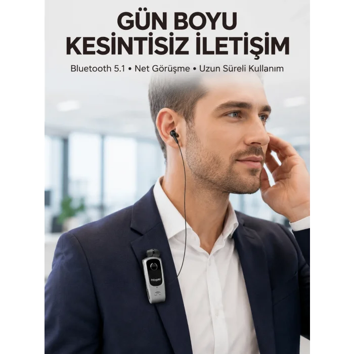 BUĞZ Çift Telefon Bağlantılı Eller Serbest Bluetooth Kulaklık
