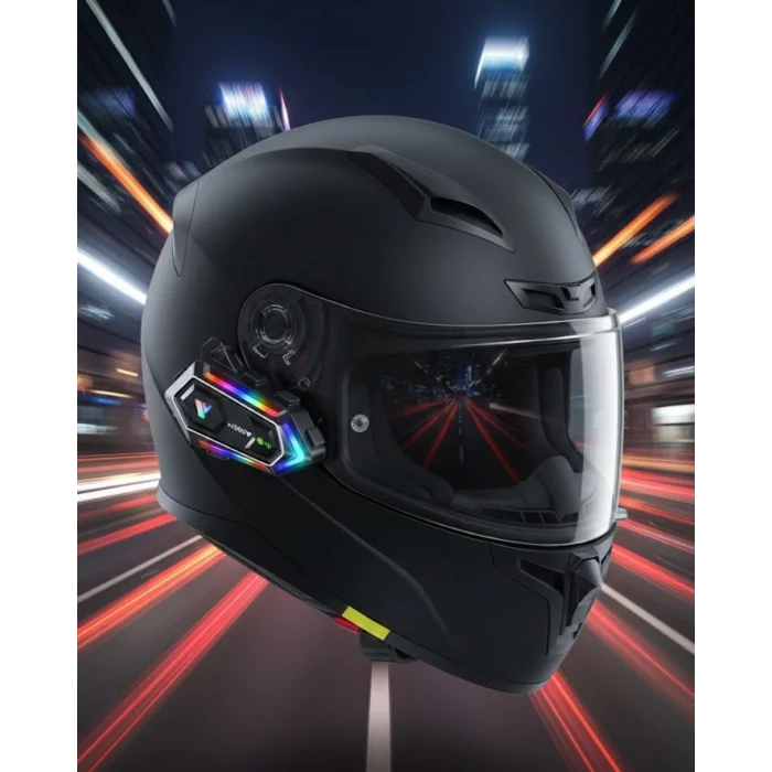 BUĞZ Çift Telefon Destekli Motosiklet Kask Bluetooth Kulaklık