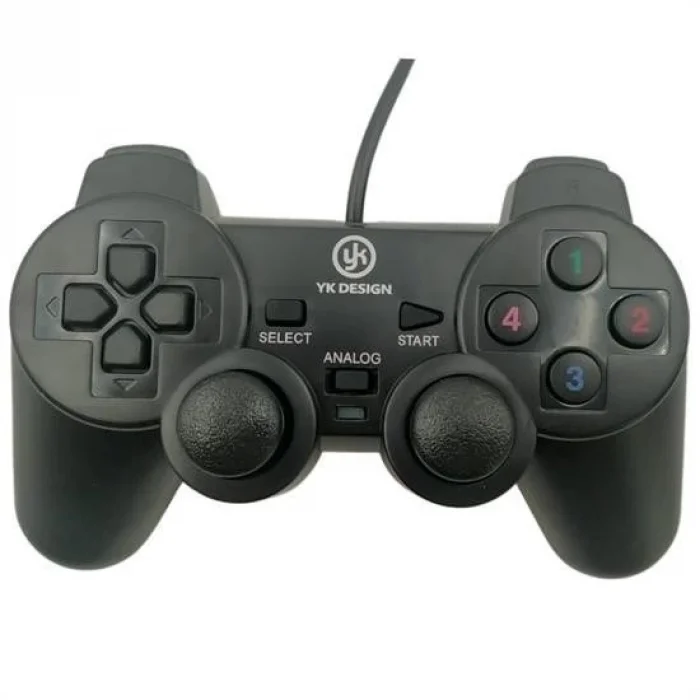 BUĞZ Çift Titreşimli Usb Kablolu Oyun Kolu Pc Uyumlu Vibration Gamepad