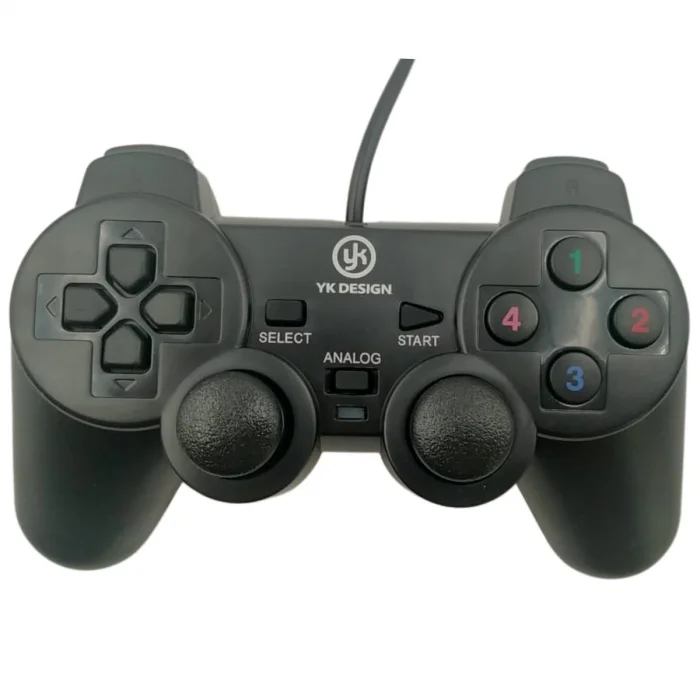 BUĞZ Çift Titreşimli Usb Kablolu Oyun Kolu Pc Uyumlu Vibration Gamepad