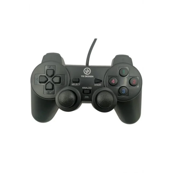 BUĞZ Çift Titreşimli Usb Kablolu Oyun Kolu Pc Uyumlu Vibration Gamepad