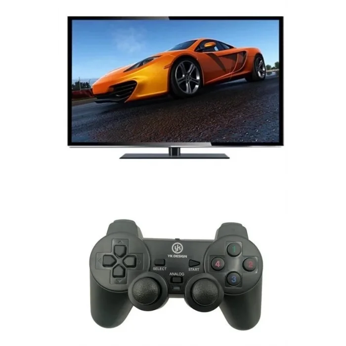 BUĞZ Çift Titreşimli Usb Kablolu Oyun Kolu Pc Uyumlu Vibration Gamepad