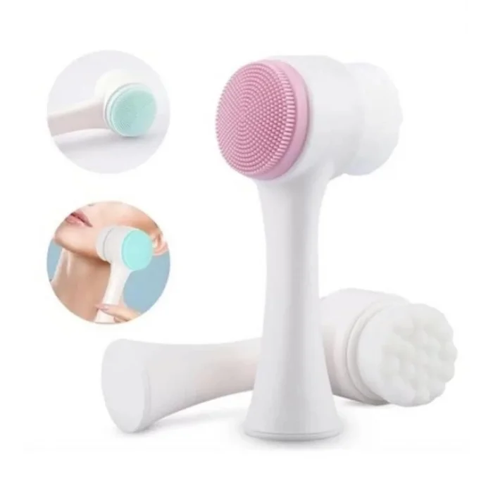  Cilt Temizliği Ve Soğutucu Maske İçin Çift Taraflı Fırça Ve Jel Buz Paketi