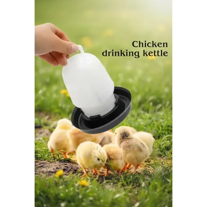 BUĞZ Civciv Suluk 0,75 ML Kaliteli Plastik + Tabak Yemlik