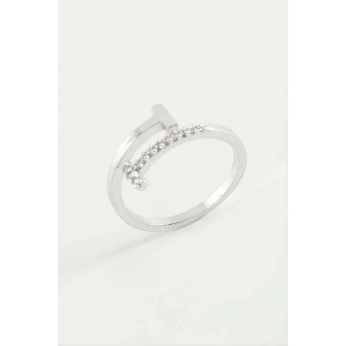  Çivi Zirkon Taşlı Yüzük