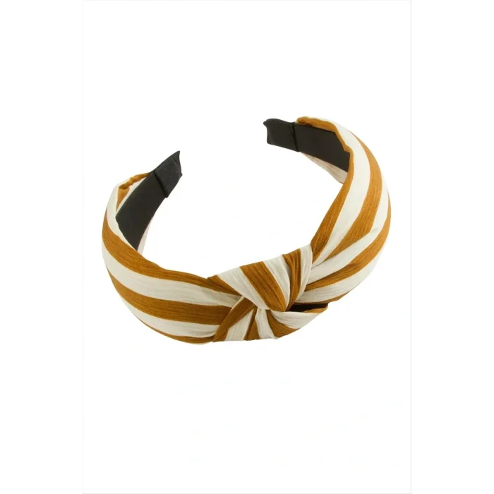 BUĞZ Çizgili Desenli Fiyong Taç