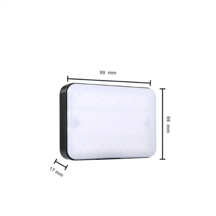 BUĞZ Clip-Fill Taşınabilir Mini RGB Led Selfie Işığı