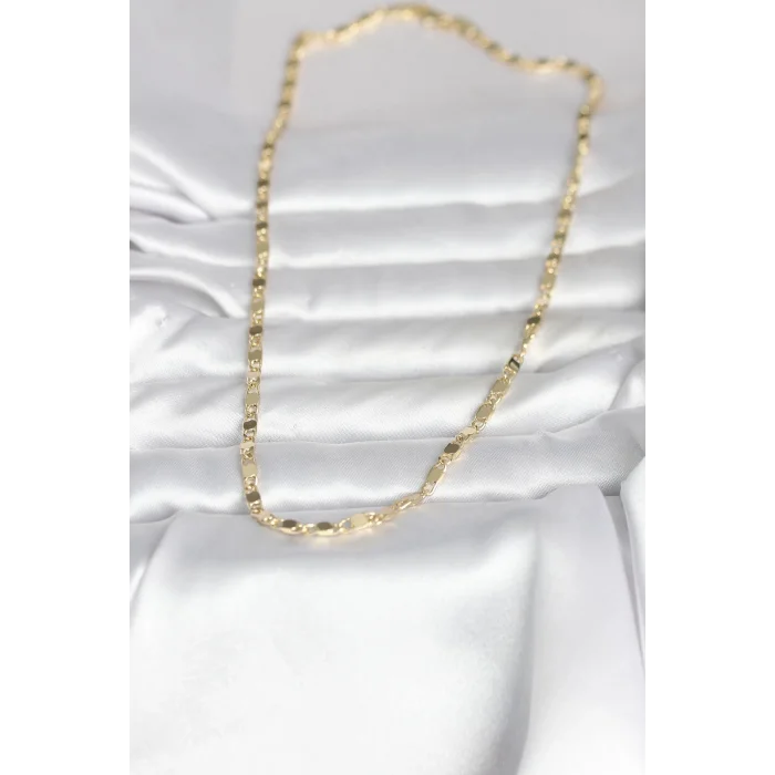 BUĞZ CM 14K Gold Renk Arpa Model 45 cm Kadın Kolye