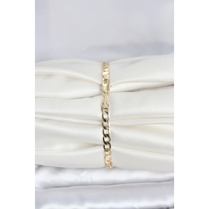 BUĞZ CM 14K Gold Renk Halka Zincir Model Kadın Bileklik