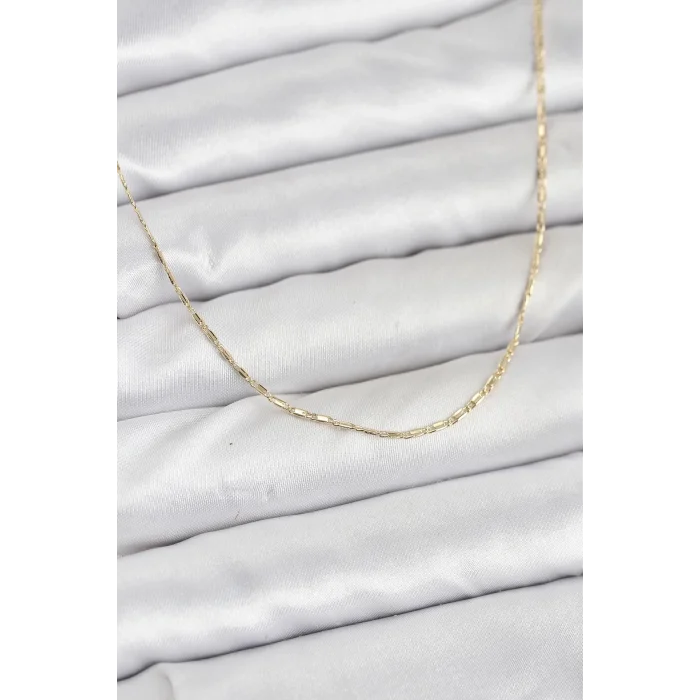 BUĞZ CM 14K Gold Renk Kesme Model 60 cm Kadın Kolye