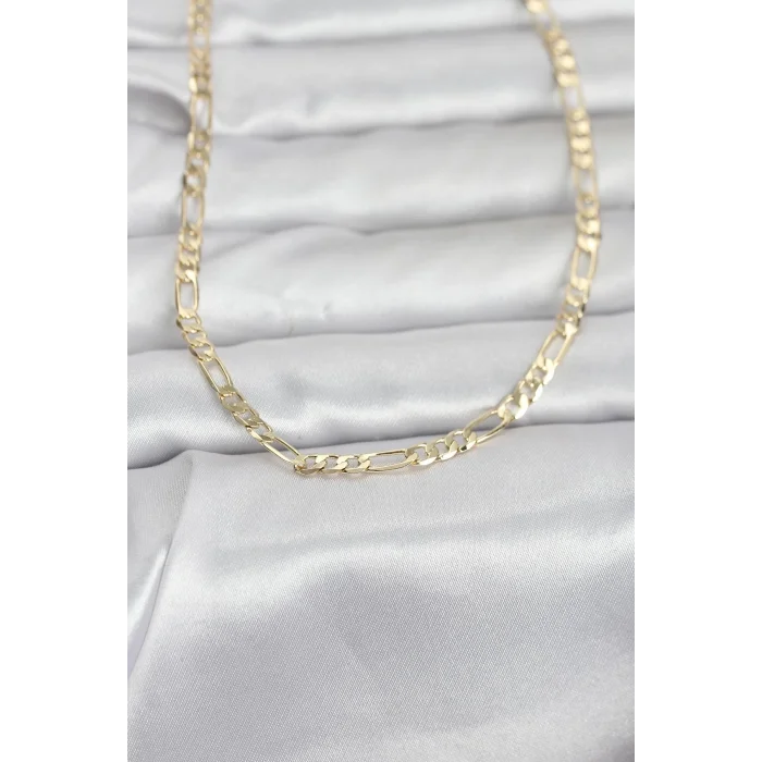 BUĞZ CM 14K Gold Renk Kuşgözü Zincir Model 60 cm Kadın Kolye