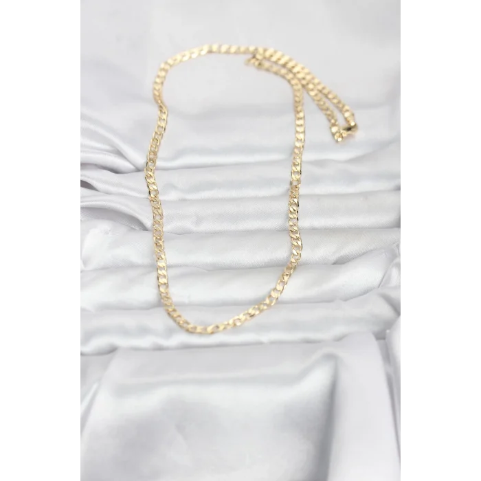 BUĞZ CM 14K Gold Renk Zincir Model 60 cm Kadın Kolye