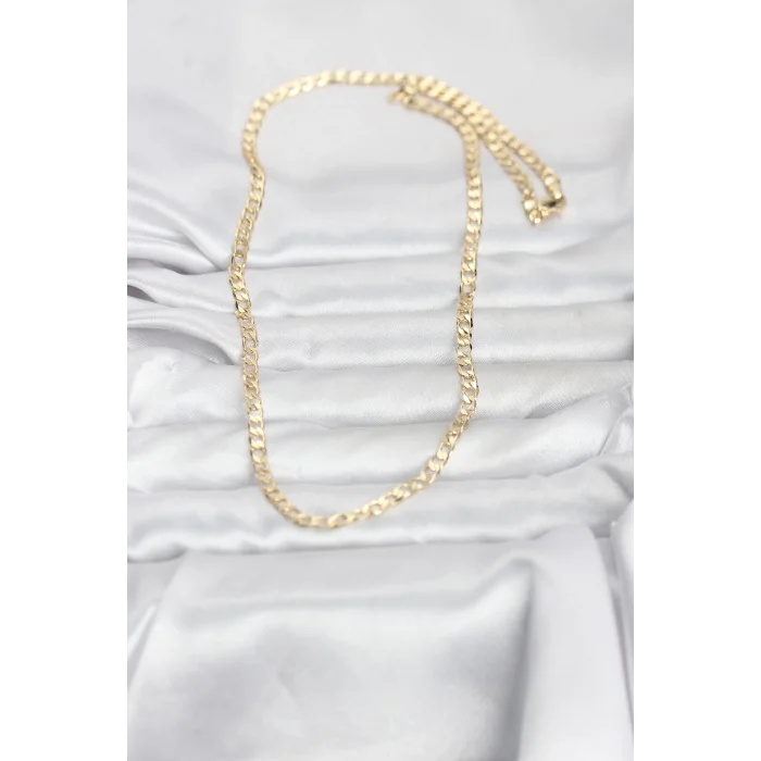 BUĞZ CM 14K Gold Renk Zincir Model 60 cm Kadın Kolye - BUĞZ