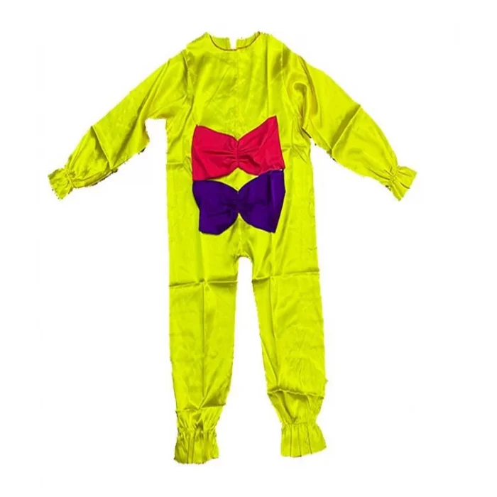  Çocuk Boy Saten Palyaço Kostümü