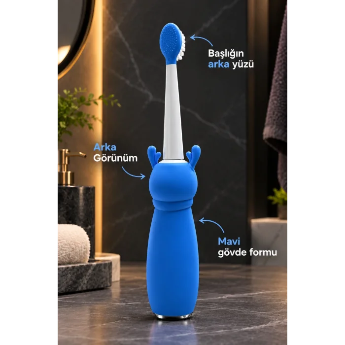 BUĞZ Çocuk Elektrikli Diş Fırçası Mavi - BUĞZ