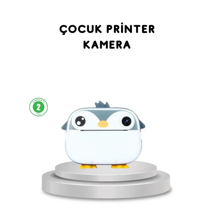 BUĞZ Çocuk Fotoğraf Makinesi Termal Baskılı Anında Çıktı HD Video Kayıtlı