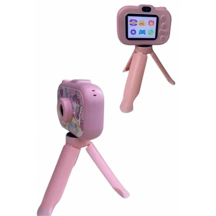 Çocuk Için Eğitici Video Kamera Ayaklı Mini Fotoğraf Makinesi