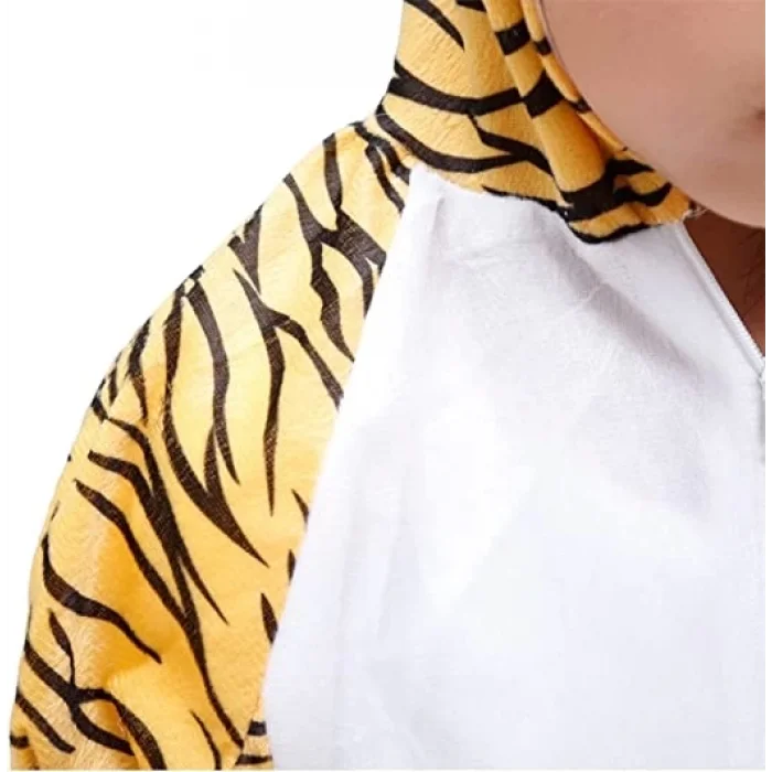  Çocuk Kaplan Kostumu - Aslan Kostümü 2-3 Yaş 80 cm