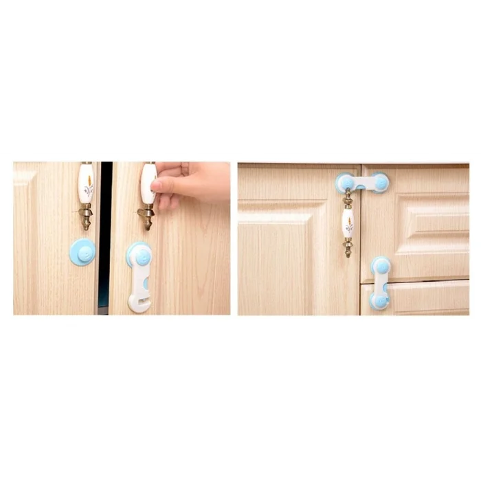 BUĞZ Çocuk Koruma Kilidi - Geçmeli 2 Adet Dolap Kilidi