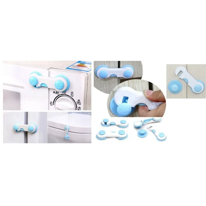 BUĞZ Çocuk Koruma Kilidi - Geçmeli 2 Adet Dolap Kilidi