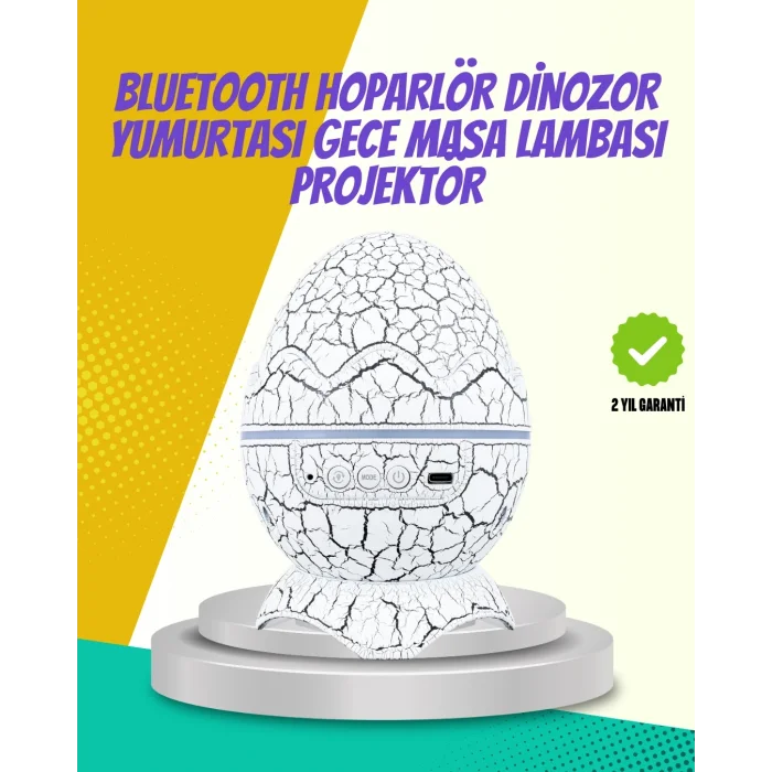 BUĞZ Çocuk Odası İçin Galaxy Projektör + Beyaz Gürültü + Uzaktan Kumandalı