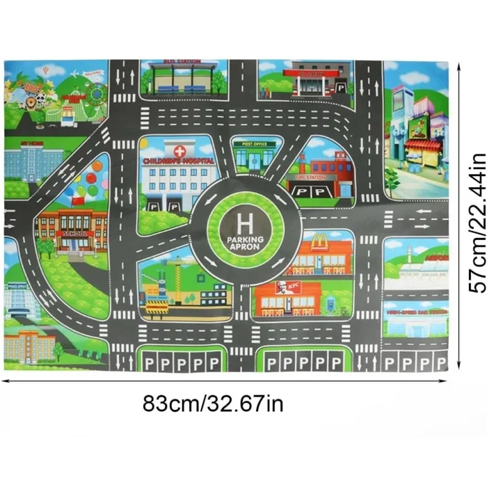 BUĞZ Çocuk Oyun Matı (Mutlu Şehir Hayatı)