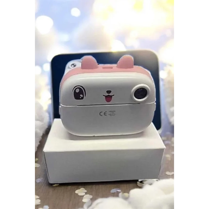  Çocuklar İçin Özel Fotoğraf Makinesi Printer Kamera Taşınabilir HD