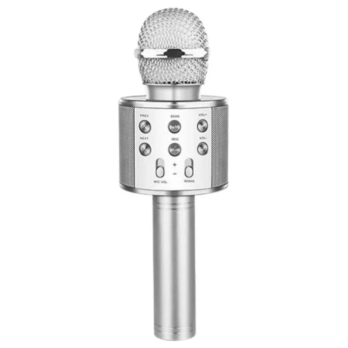 BUĞZ Çocuklar için ses değiştirme efektli dahili hoparlörlü karaoke mikrofon usb tf kart destekli