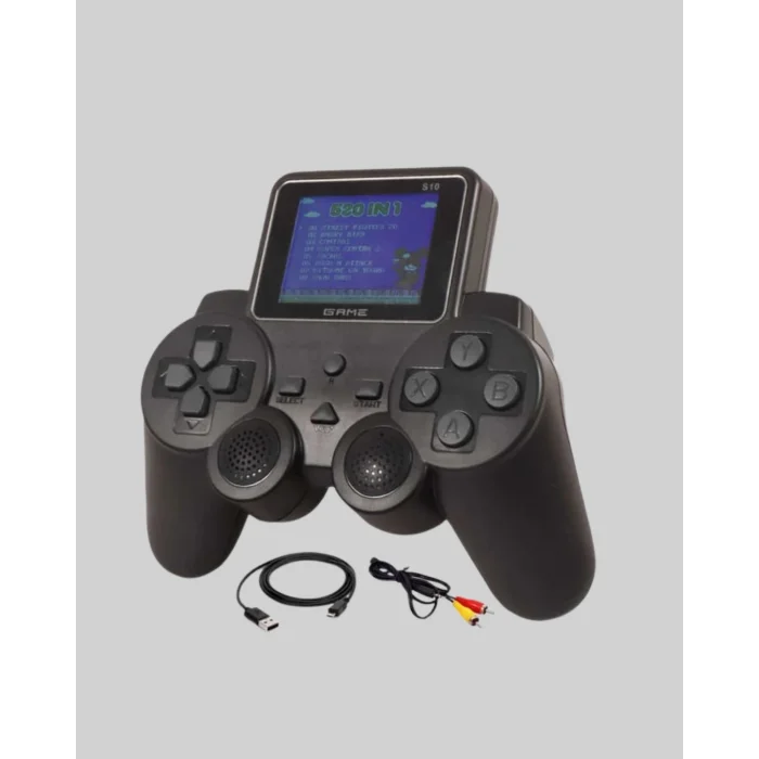 BUĞZ Çocuklar ve Yetişkinler İçin Uygun 500 Oyunlu Taşınabilir Mini Retro El Konsolu