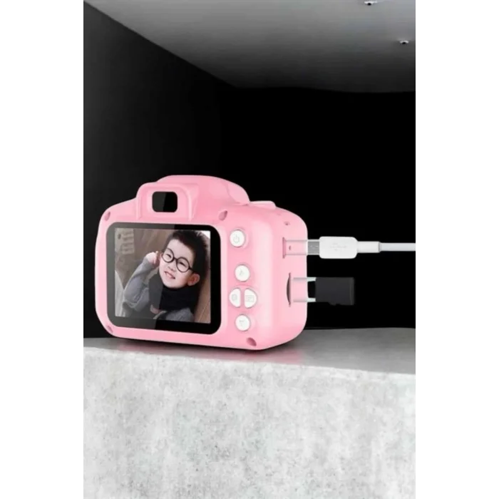  Çocuklara Özel Dijital Fotoğraf Makinesi Mini 1080P HD Kaliteli