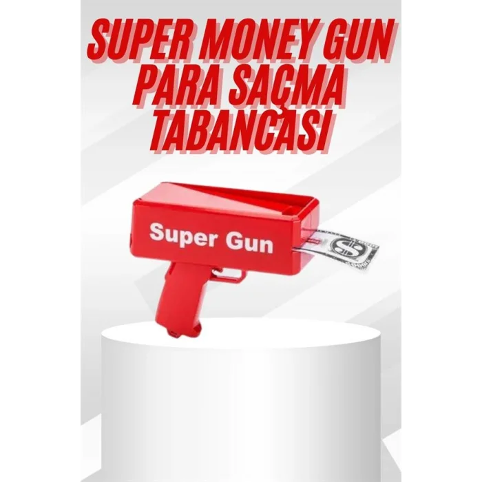 BUĞZ Çocuklara Özel Eğlenceli Para Saçma Makinası Parti Oyuncağı Kırmızı - Lisinya