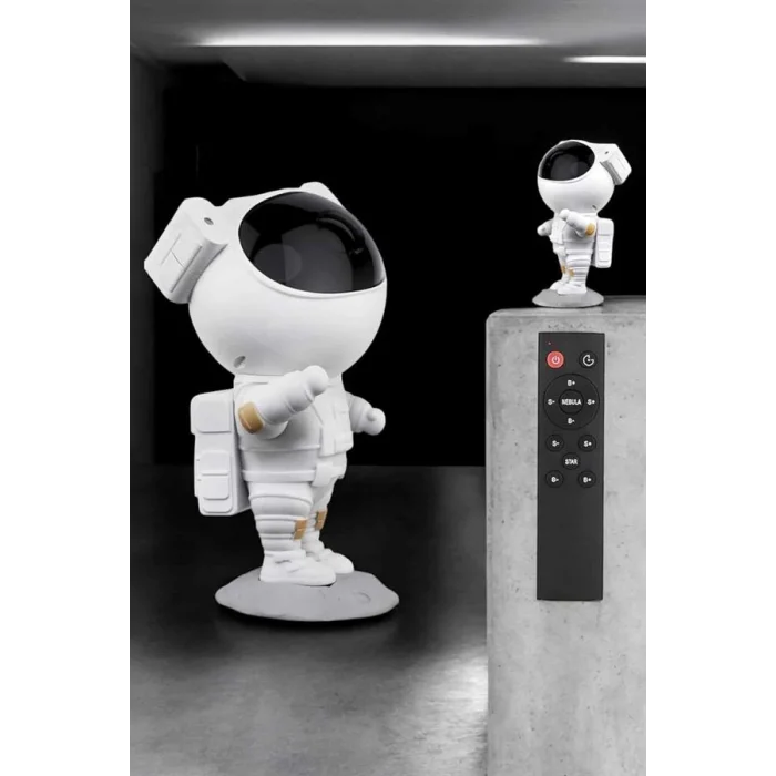 BUĞZ Çocuklara Özel Projeksiyon Astronot Lamba Speaker Sevimli - BUĞZ