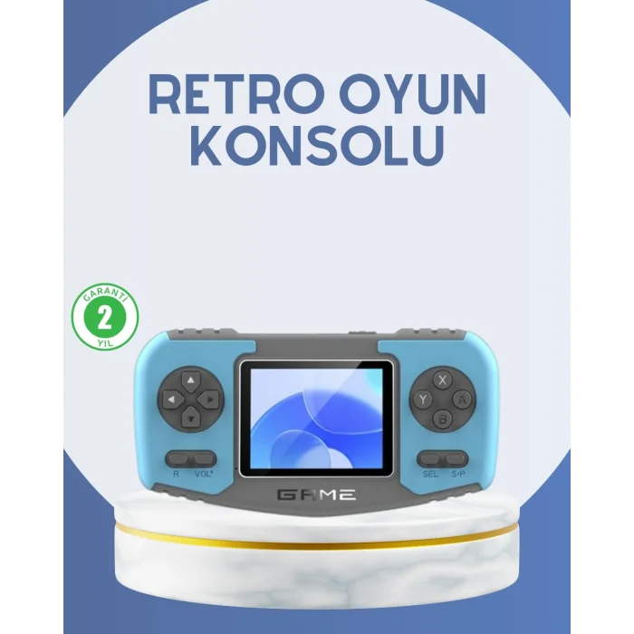 BUĞZ Çocuklara Özel Retro Oyun Konsolu Portatif Eğlence Cihazı