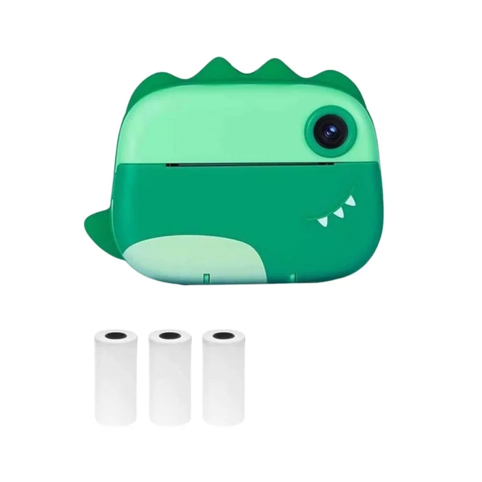  Çocuklara Özel Şirin Tasarımlı Mini Fotoğraf Yazıcısı 3 Adet Rulo Hediyeli