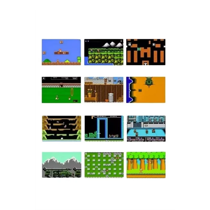  Çocuklara Özel Taşınabilir Sup El Atarisi 400 Oyunlu Nostaljik Oyun Konsolu