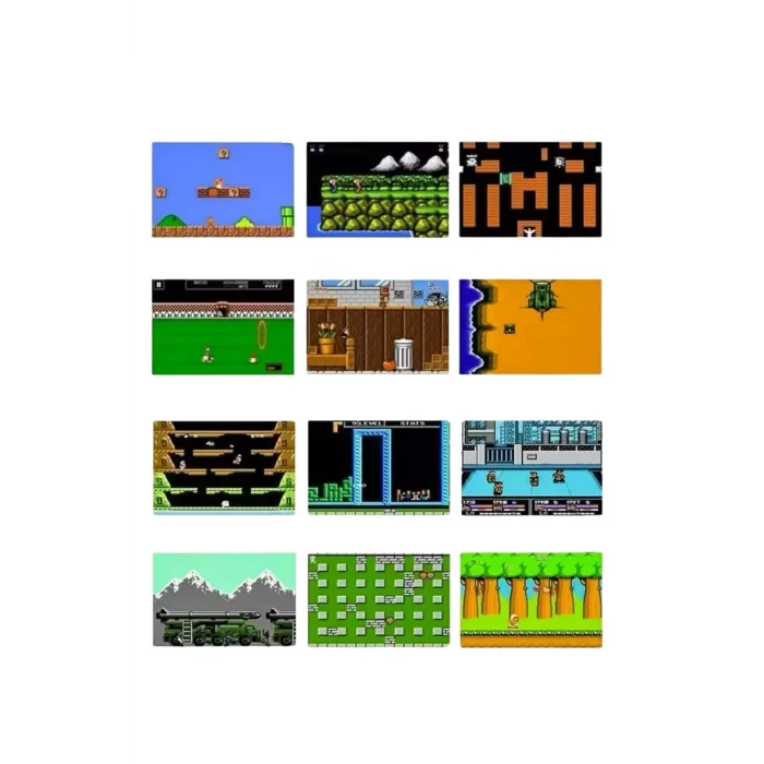  Çocuklara Özel Taşınabilir Sup El Atarisi 400 Oyunlu Nostaljik Oyun Konsolu